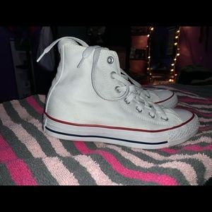 White High Top Converse